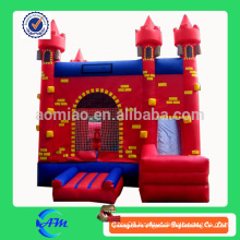 high quality red castle inflatable bouncr inflatable slide combo
